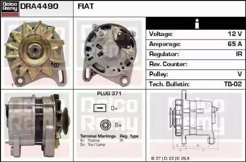 Remy DRA4490 - Alternator www.molydon.hr