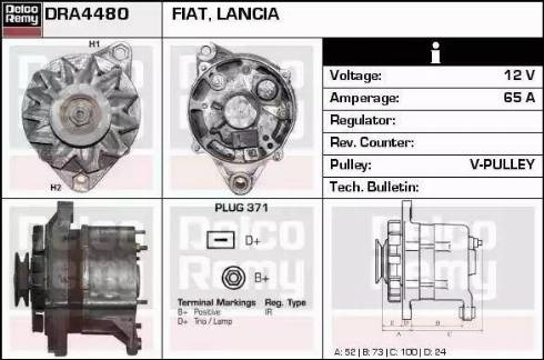 Remy DRA4480 - Alternator www.molydon.hr