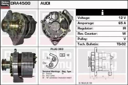 Remy DRA4500 - Alternator www.molydon.hr