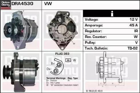 Remy DRA4530 - Alternator www.molydon.hr