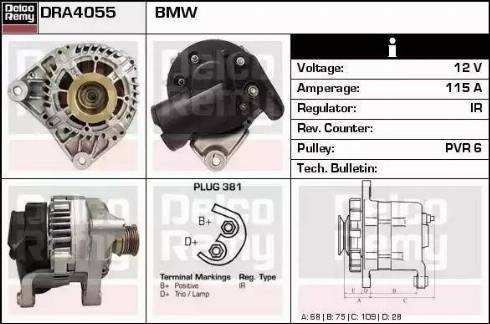 Remy DRA4055 - Alternator www.molydon.hr