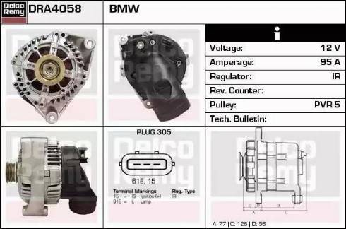 Remy DRA4058 - Alternator www.molydon.hr