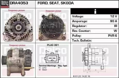 Remy DRA4053 - Alternator www.molydon.hr