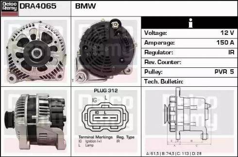 Remy DRA4065 - Alternator www.molydon.hr