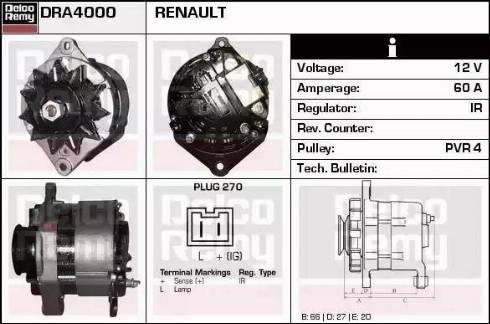 Remy DRA4000 - Alternator www.molydon.hr