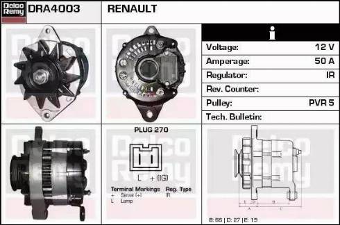 Remy DRA4003 - Alternator www.molydon.hr