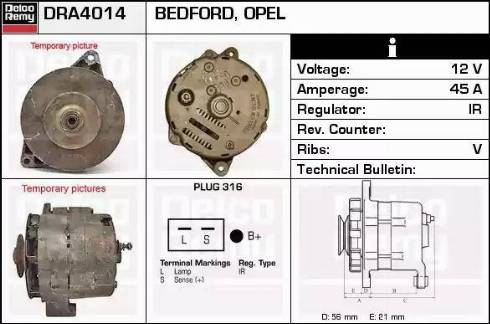 Remy DRA4014 - Alternator www.molydon.hr