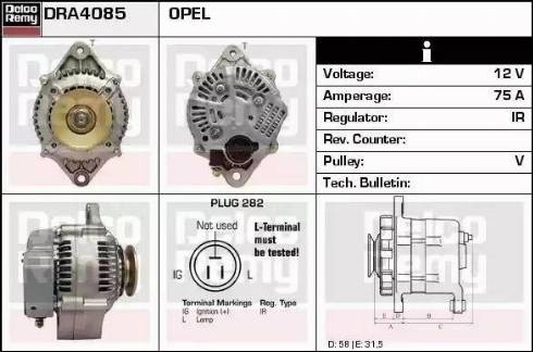 Remy DRA4085 - Alternator www.molydon.hr