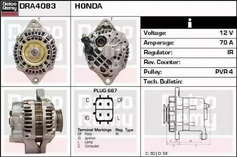 Remy DRA4083 - Alternator www.molydon.hr