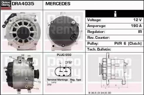 Remy DRA4035 - Alternator www.molydon.hr