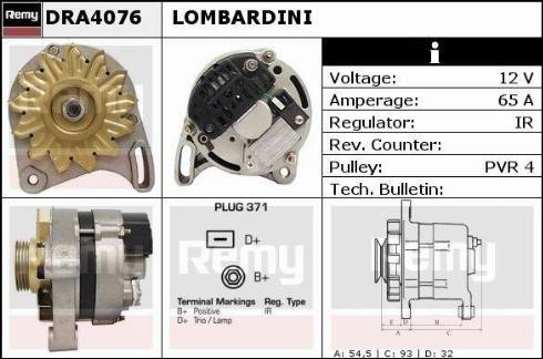 Remy DRA4076 - Alternator www.molydon.hr