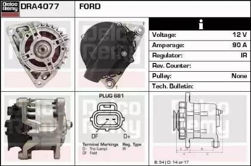 Remy DRA4077 - Alternator www.molydon.hr