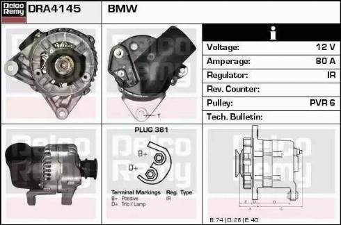 Remy DRA4145 - Alternator www.molydon.hr