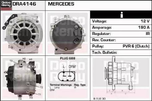 Remy DRA4146N - Alternator www.molydon.hr