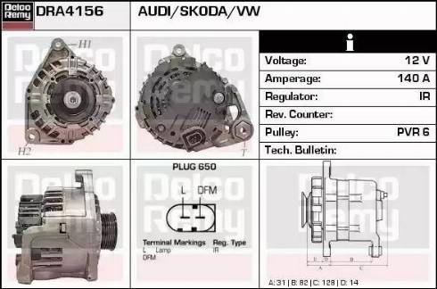 Remy DRA4156 - Alternator www.molydon.hr