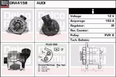 Remy DRA4158 - Alternator www.molydon.hr