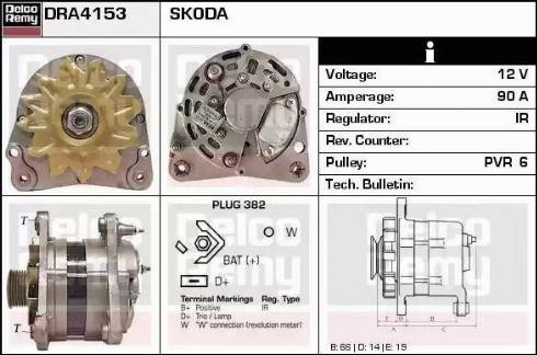 Remy DRA4153 - Alternator www.molydon.hr