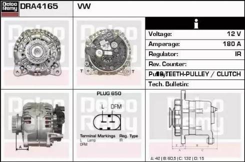 Remy DRA4165 - Alternator www.molydon.hr