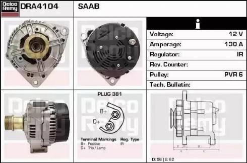 Remy DRA4104 - Alternator www.molydon.hr