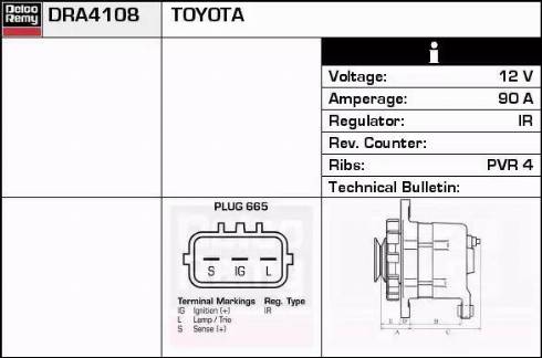 Remy DRA4108 - Alternator www.molydon.hr