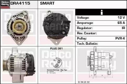 Remy DRA4115 - Alternator www.molydon.hr