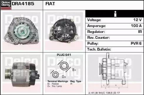 Remy DRA4185 - Alternator www.molydon.hr