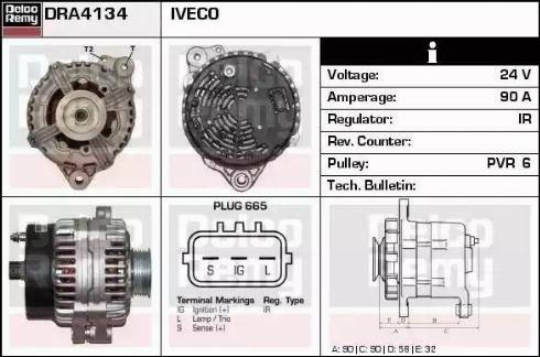 Remy DRA4134 - Alternator www.molydon.hr