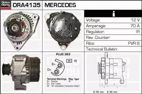 Remy DRA4135 - Alternator www.molydon.hr