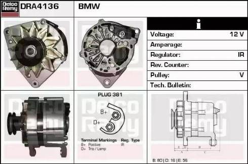 Remy DRA4136 - Alternator www.molydon.hr