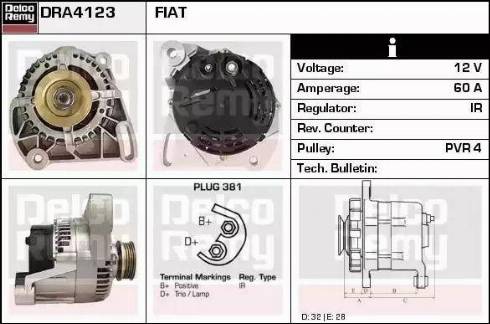 Remy DRA4123 - Alternator www.molydon.hr