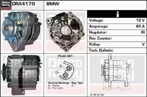 Remy DRA4170 - Alternator www.molydon.hr