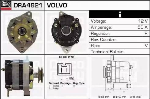 Remy DRA4821 - Alternator www.molydon.hr