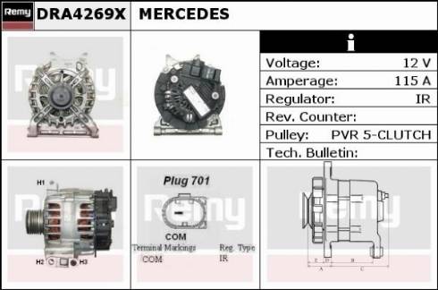 Remy DRA4269X - Alternator www.molydon.hr