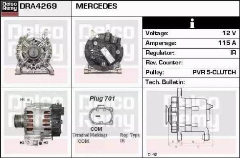 Remy DRA4269 - Alternator www.molydon.hr