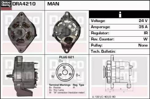 Remy DRA4210 - Alternator www.molydon.hr