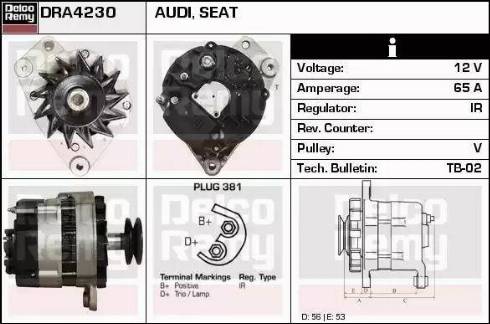 Remy DRA4230 - Alternator www.molydon.hr