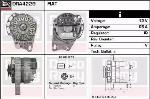 Remy DRA4229 - Alternator www.molydon.hr