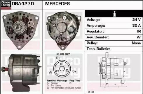 Remy DRA4270 - Alternator www.molydon.hr