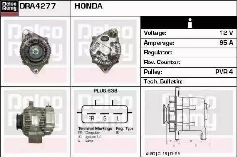 Remy DRA4277 - Alternator www.molydon.hr