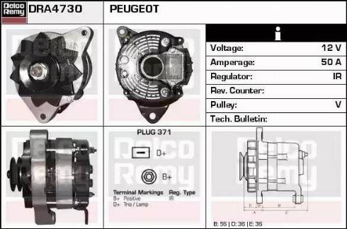 Remy DRA4730 - Alternator www.molydon.hr