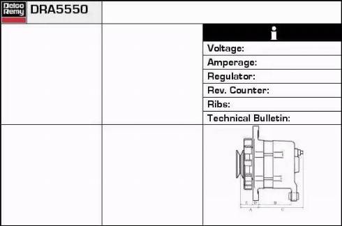 Remy DRA5550 - Alternator www.molydon.hr