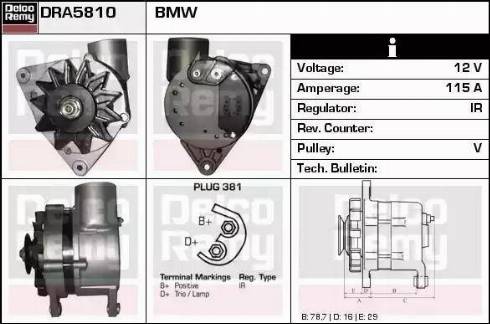 Remy DRA5810 - Alternator www.molydon.hr