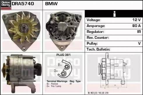 Remy DRA5740 - Alternator www.molydon.hr