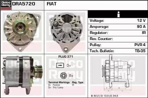 Remy DRA5720 - Alternator www.molydon.hr