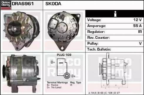 Remy DRA6961 - Alternator www.molydon.hr