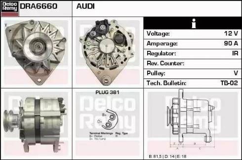 Remy DRA6660 - Alternator www.molydon.hr