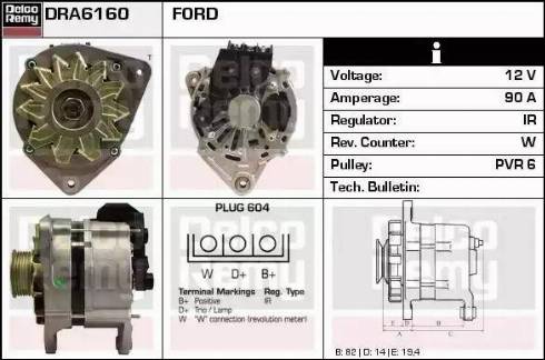 Remy DRA6160 - Alternator www.molydon.hr