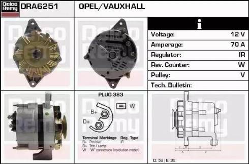 Remy DRA6251 - Alternator www.molydon.hr