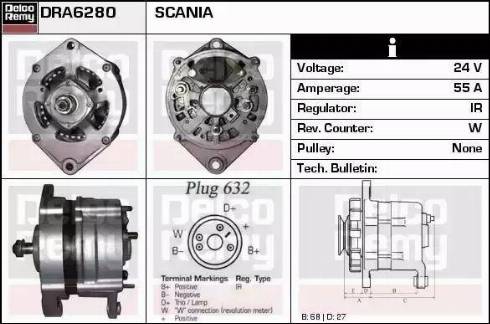 Remy DRA6280 - Alternator www.molydon.hr