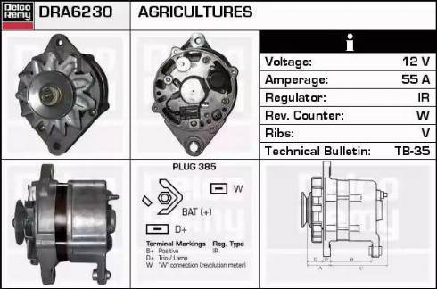 Remy DRA6230 - Alternator www.molydon.hr